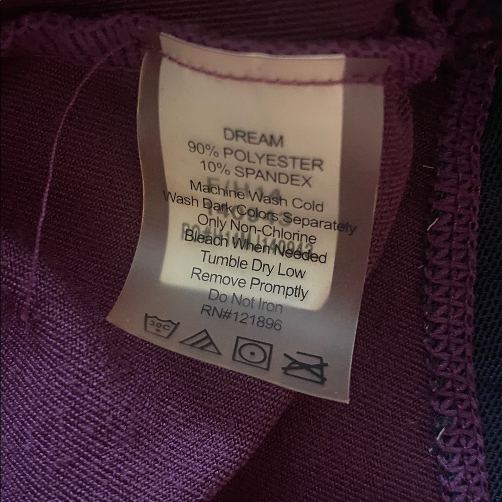 Title nine grape colored athletic dress with pocket super soft - Picture 9 of 9